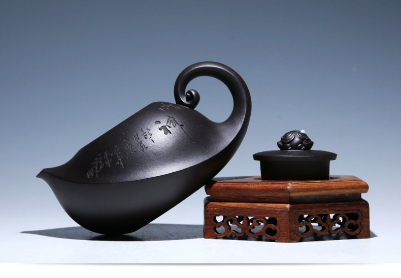 創(chuàng)意別致紫砂壺，個(gè)性手工美型外觀(guān)紫砂壺