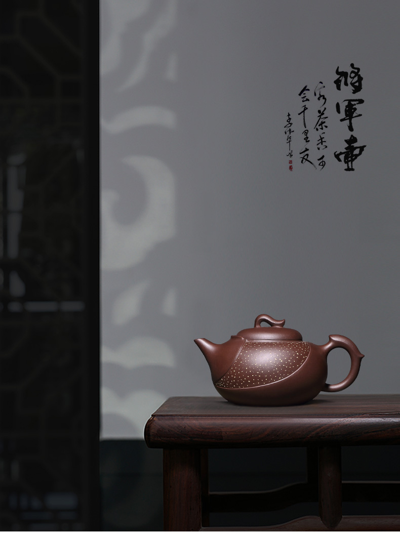 將軍壺紫砂壺，雅韻精美紫砂壺