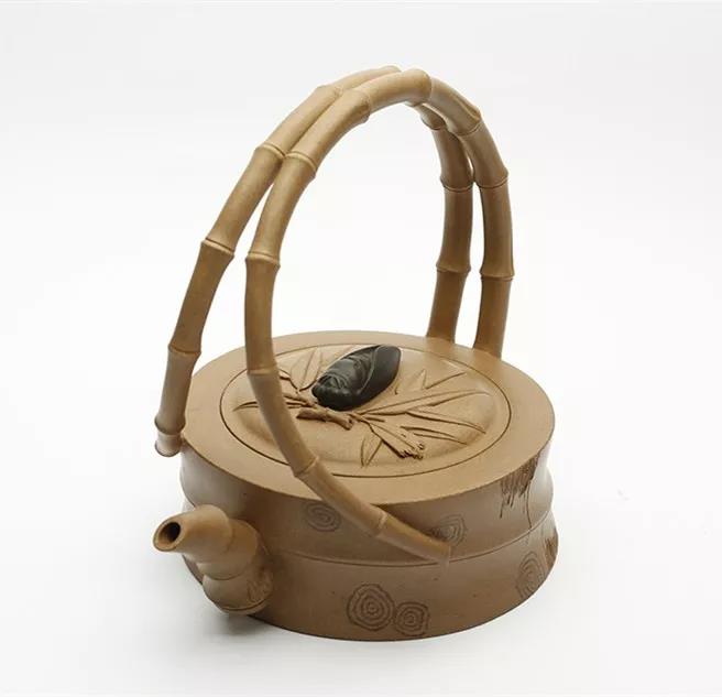 10種最美花器提梁壺，精美別致雕花紫砂壺!